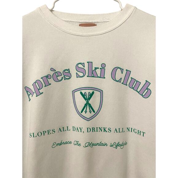 Show Me Your Mumu Stanley Sweatshirt Medium Apres Ski Club Oversized Crewneck - Picture 6 of 14